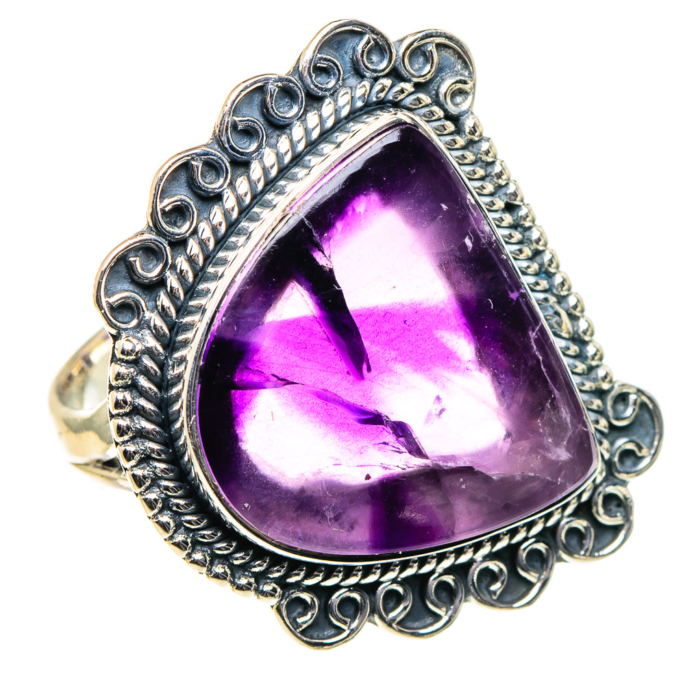 Star Amethyst Rings handcrafted by Anasilvercos - RING96231
