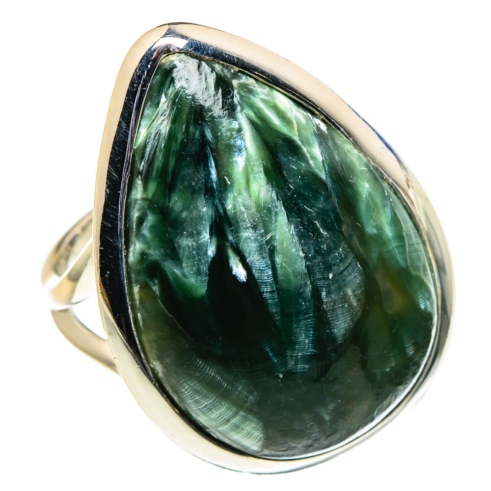 Seraphinite Rings handcrafted by Anasilvercos - RING96243