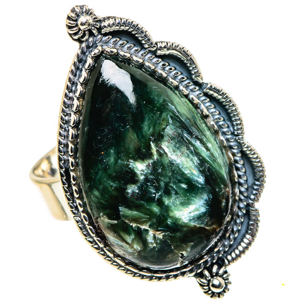 Seraphinite Rings handcrafted by Anasilvercos - RING96264
