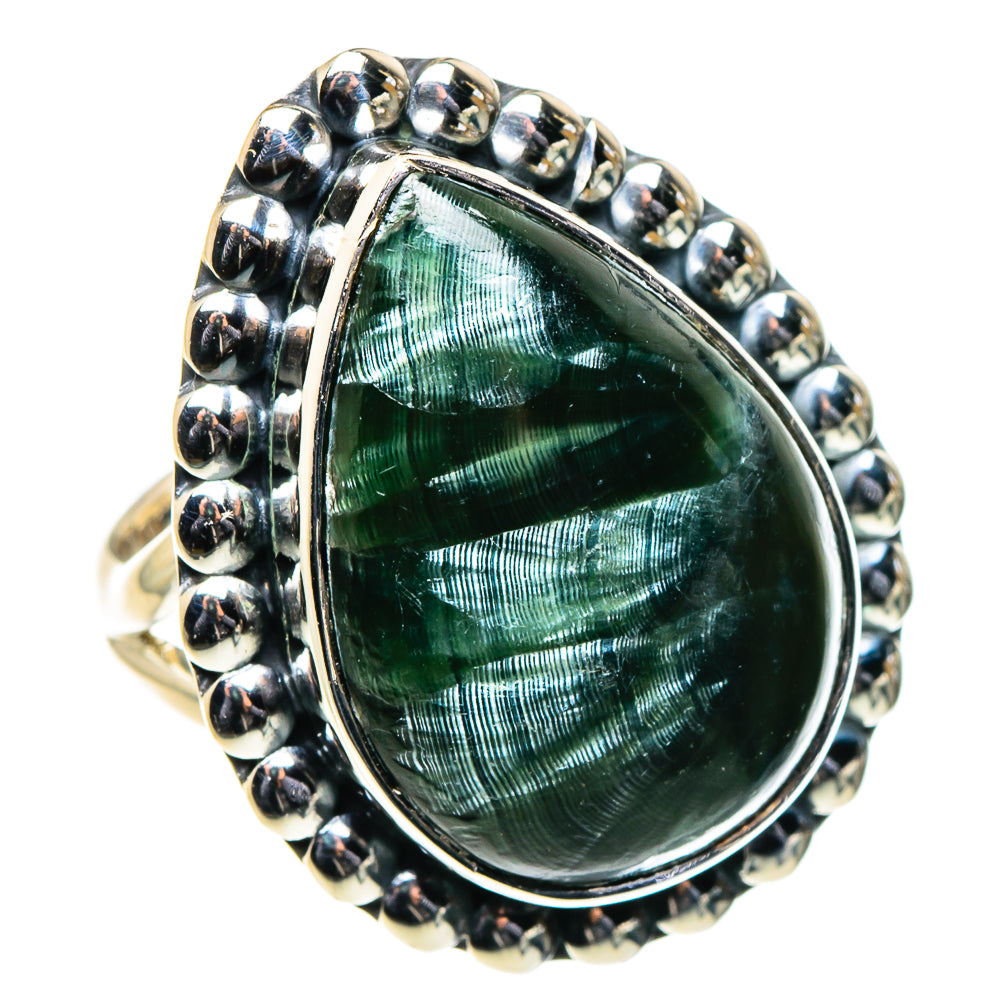 Seraphinite Rings handcrafted by Anasilvercos - RING96276 - Photo 2