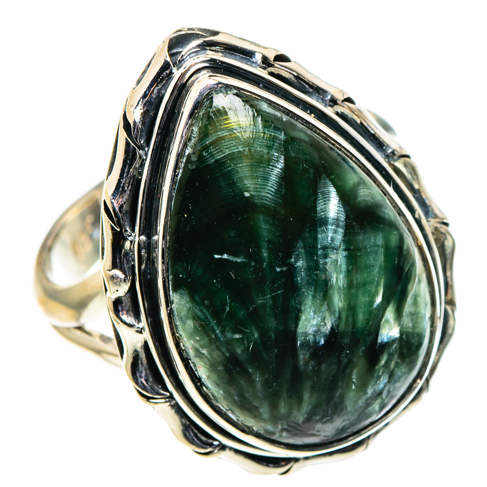 Seraphinite Rings handcrafted by Anasilvercos - RING96278