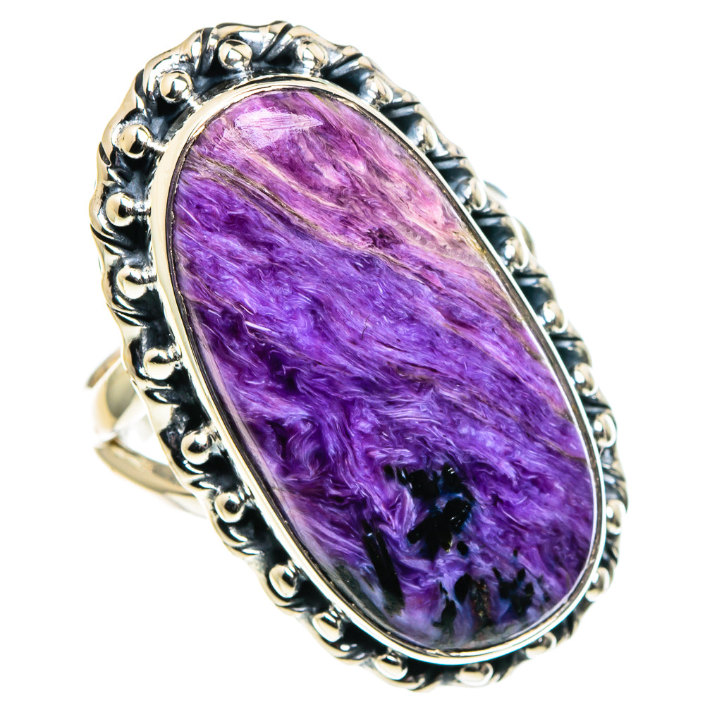 Charoite Rings handcrafted by Anasilvercos - RING96284