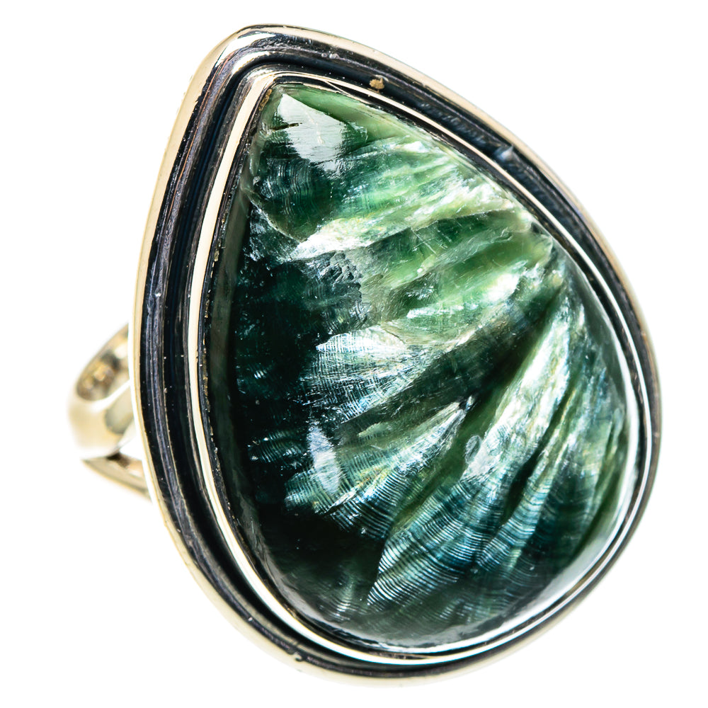 Seraphinite Rings handcrafted by Anasilvercos - RING96289