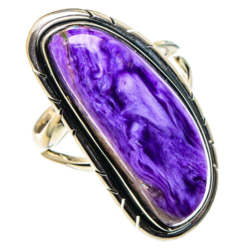 Charoite Rings handcrafted by Anasilvercos - RING96295
