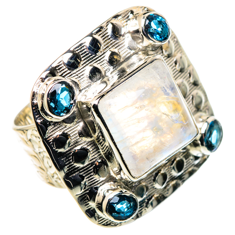 Aquamarine Rings handcrafted by Anasilvercos - RING96304