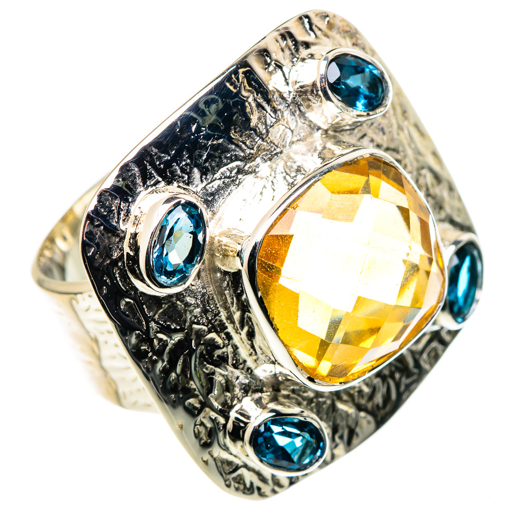 Labradorite Rings handcrafted by Anasilvercos - RING96323