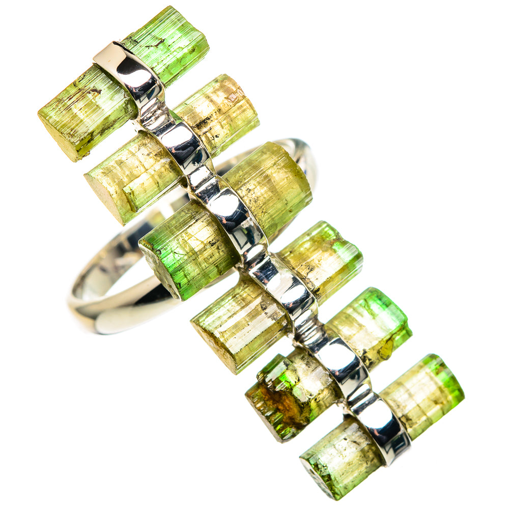 Labradorite, Peridot Rings handcrafted by Anasilvercos - RING96339