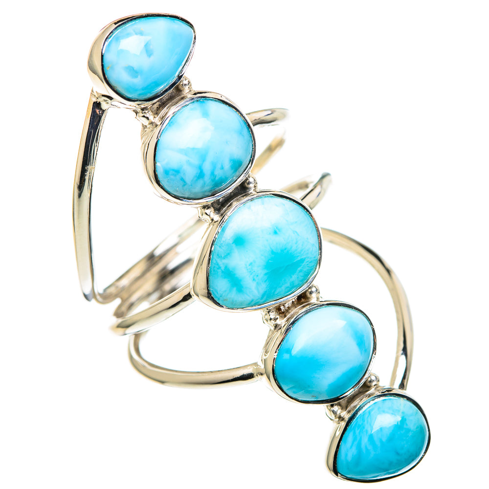 Larimar Rings handcrafted by Anasilvercos - RING96350