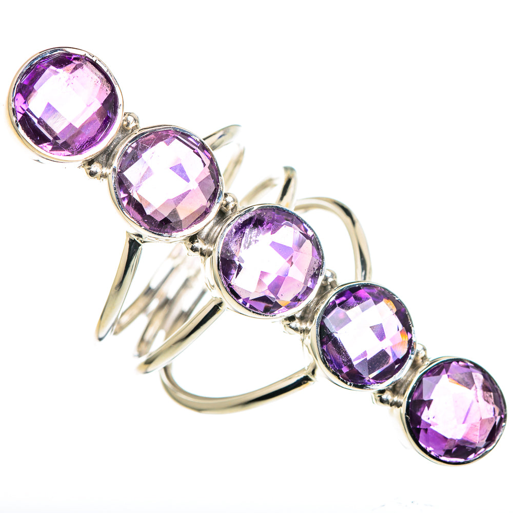 Watermelon Tourmaline, Citrine Rings handcrafted by Anasilvercos - RING96370