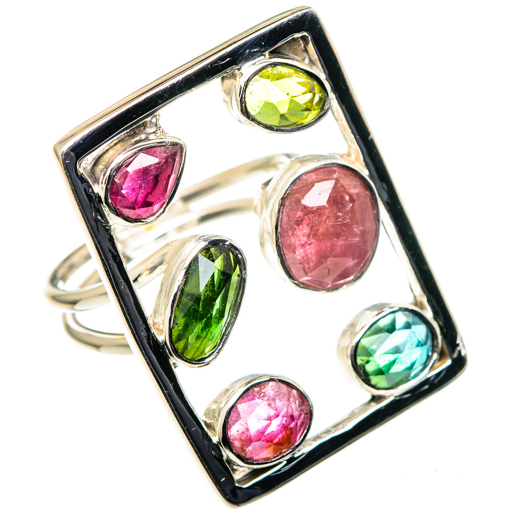 Rainbow Moonstone Rings handcrafted by Anasilvercos - RING96382