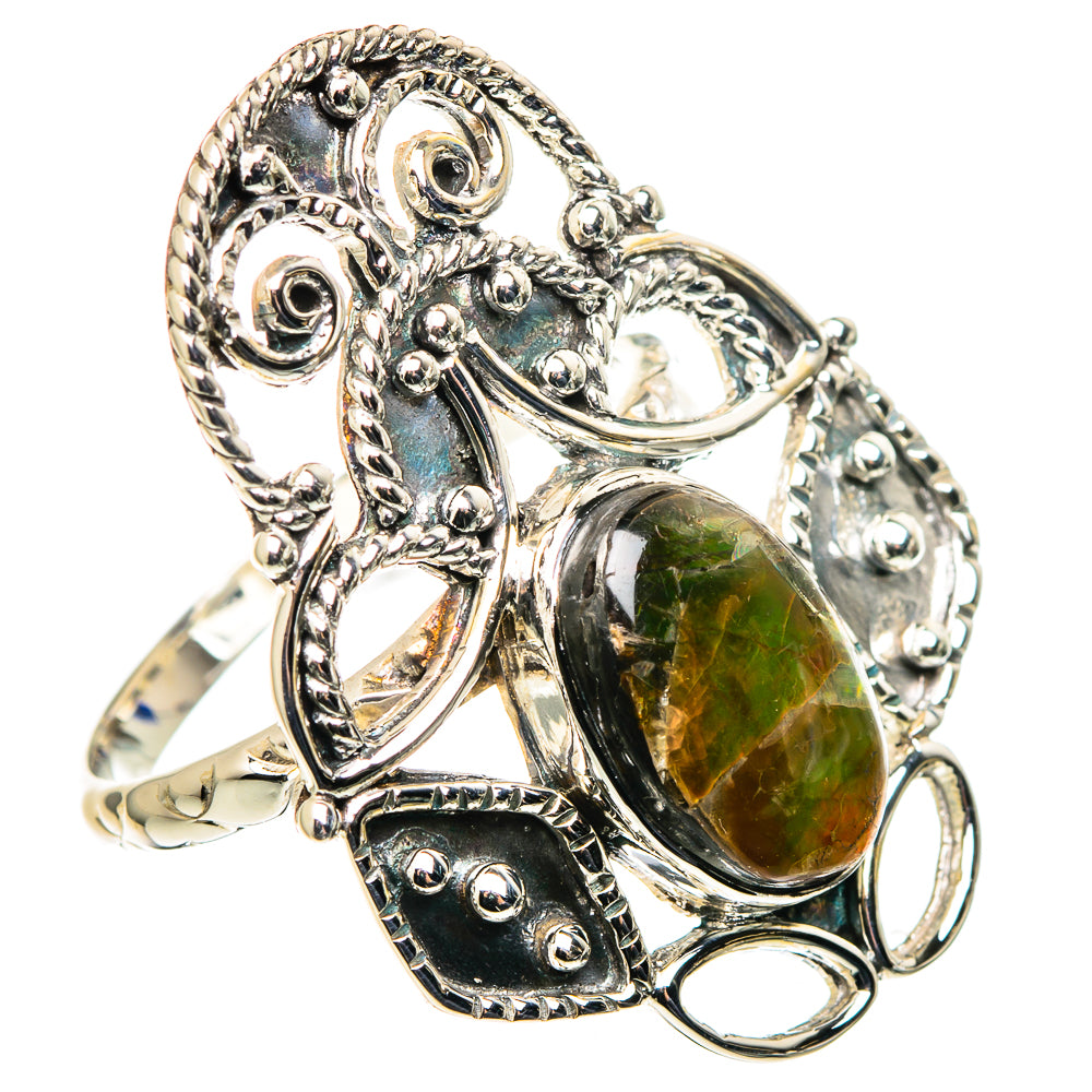 Watermelon Tourmaline Rings handcrafted by Anasilvercos - RING96420