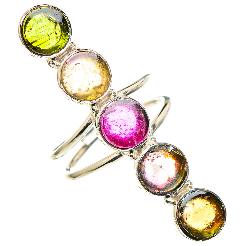 Watermelon Tourmaline Rings handcrafted by Anasilvercos - RING96423