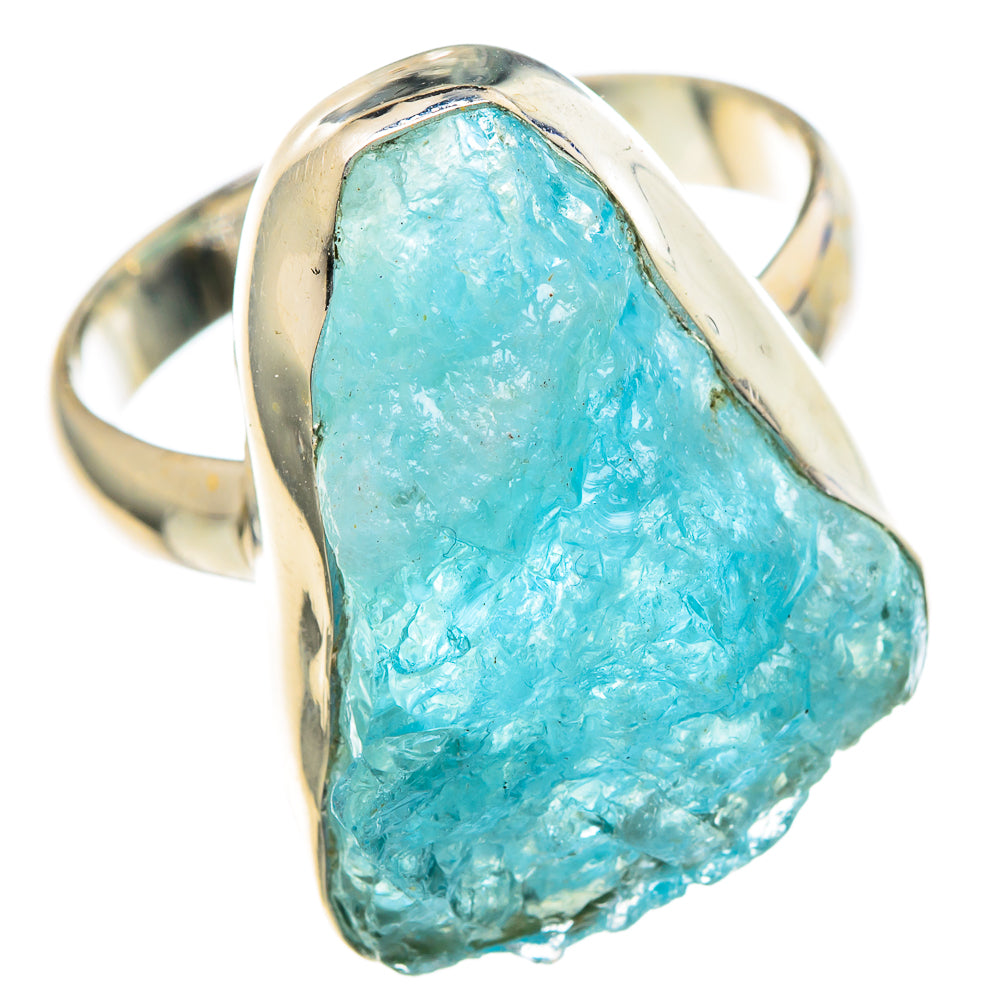 Aquamarine Rings handcrafted by Anasilvercos - RING96426 - Photo 2