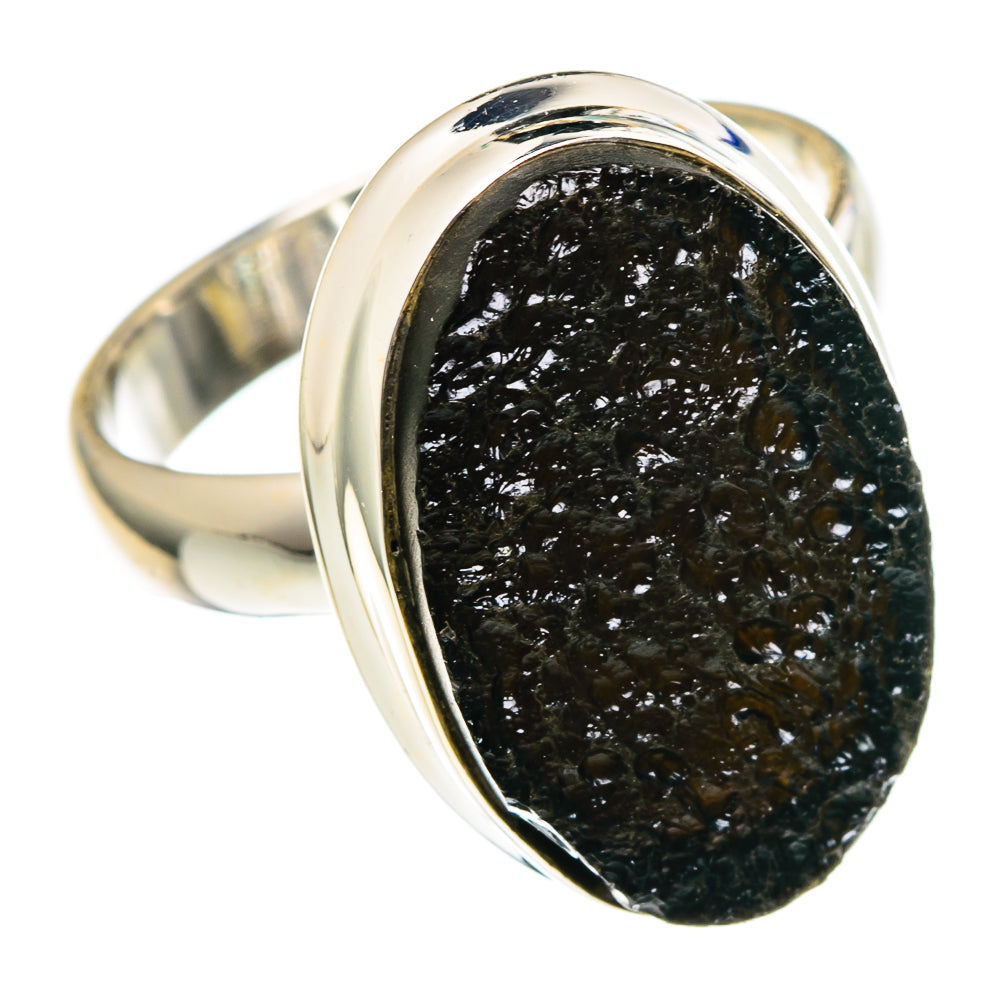 Tektite Rings handcrafted by Anasilvercos - RING96465 - Photo 2