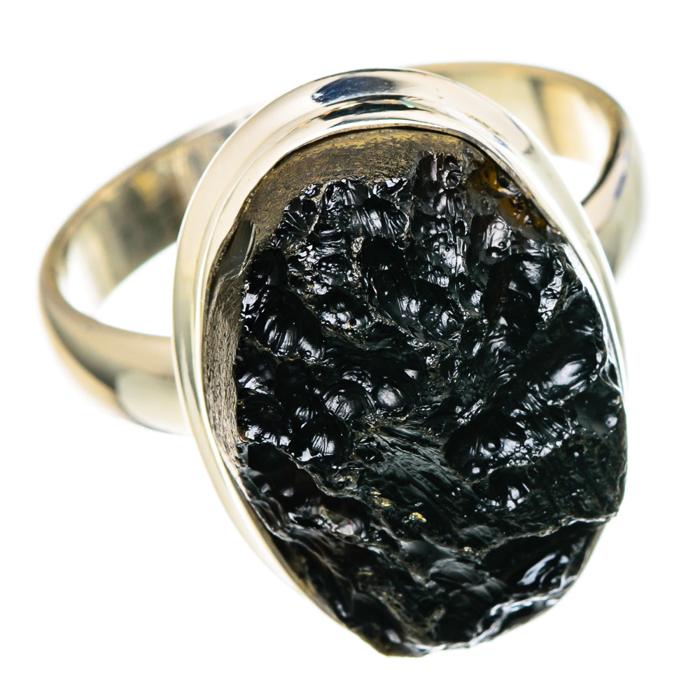 Tektite Rings handcrafted by Anasilvercos - RING96482