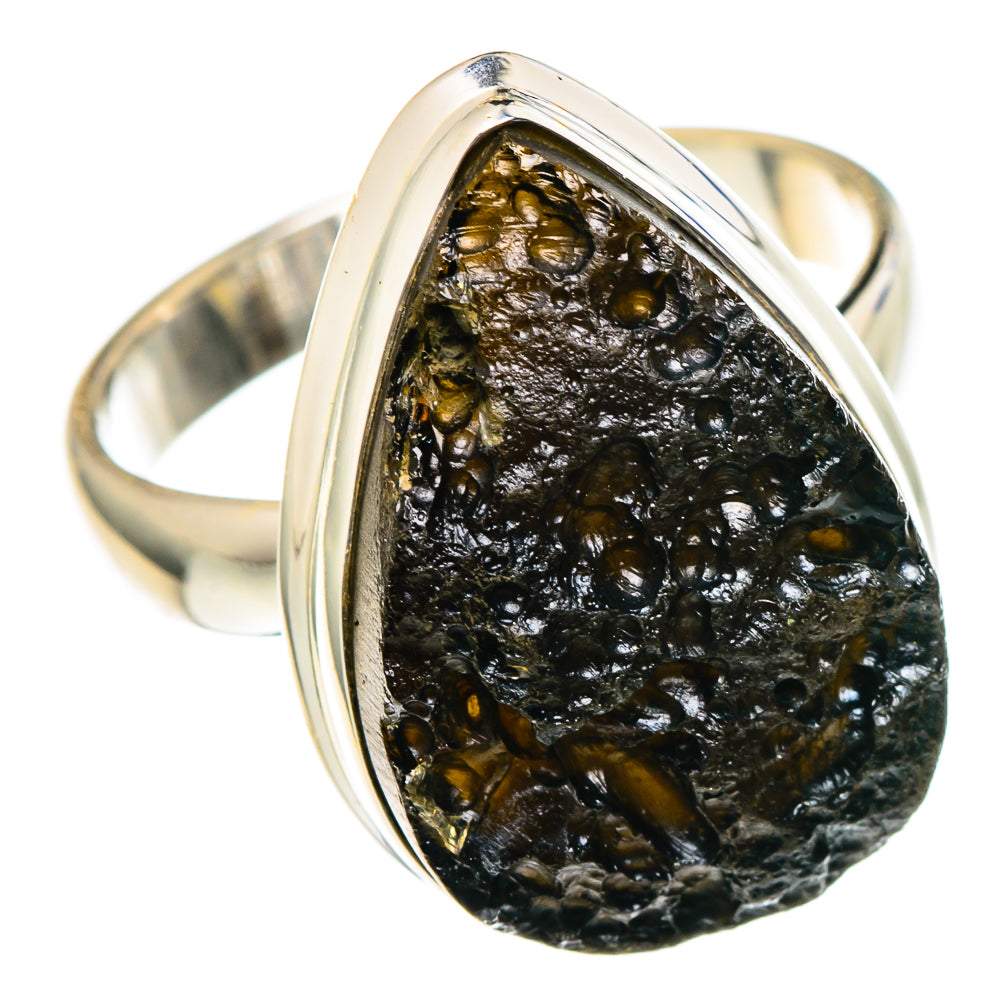 Tektite Rings handcrafted by Anasilvercos - RING96483 - Photo 2
