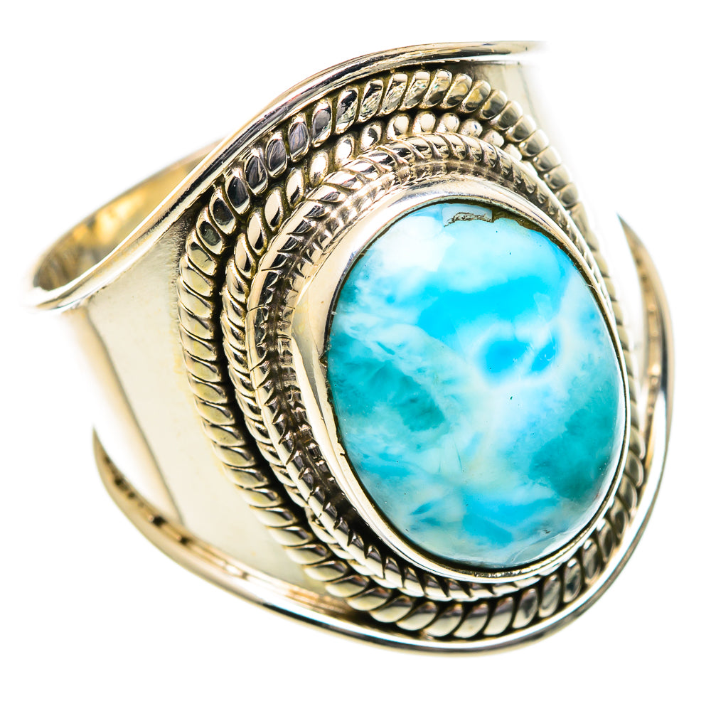Larimar Rings handcrafted by Anasilvercos - RING96487