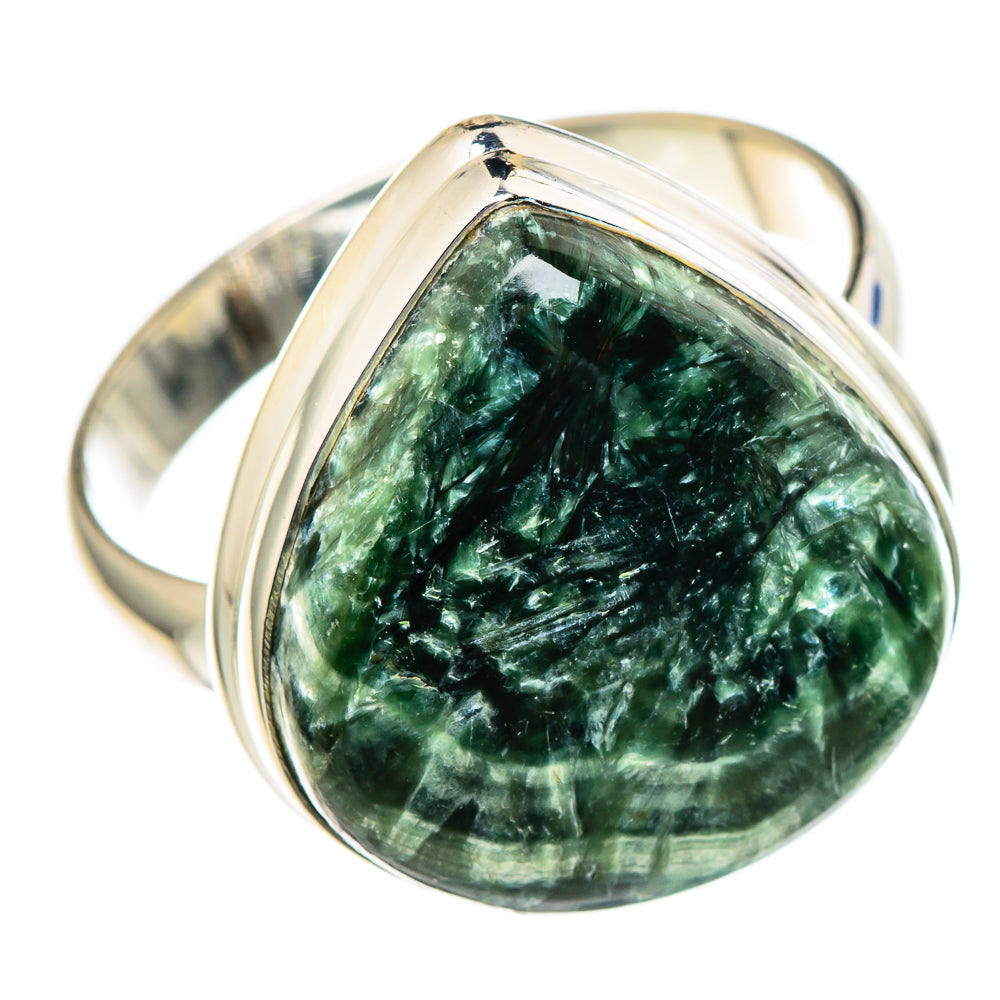 Seraphinite Rings handcrafted by Anasilvercos - RING96490