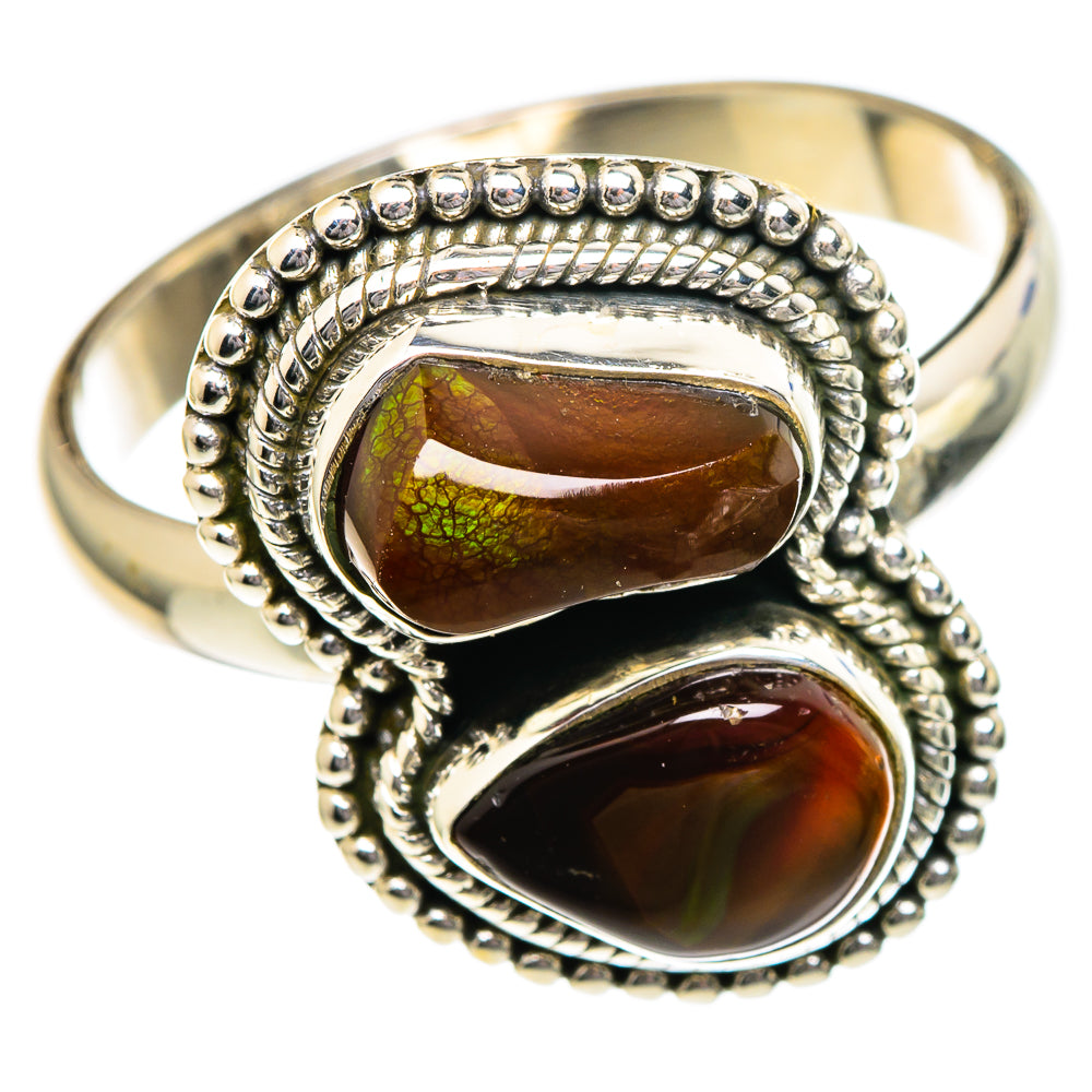 Mexican Fire Agate Rings handcrafted by Anasilvercos - RING96492