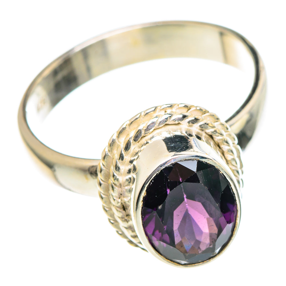 Purple Spinel Rings handcrafted by Anasilvercos - RING96497