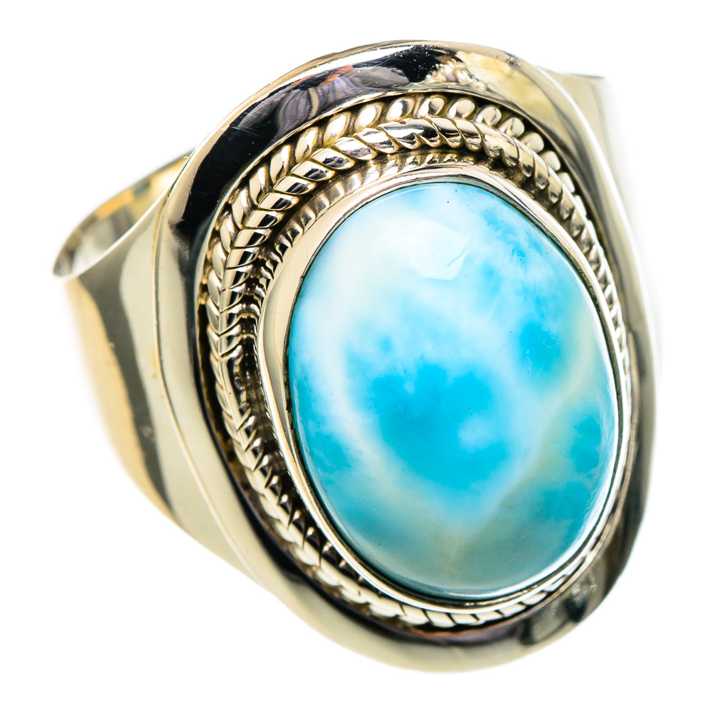Larimar Rings handcrafted by Anasilvercos - RING96505