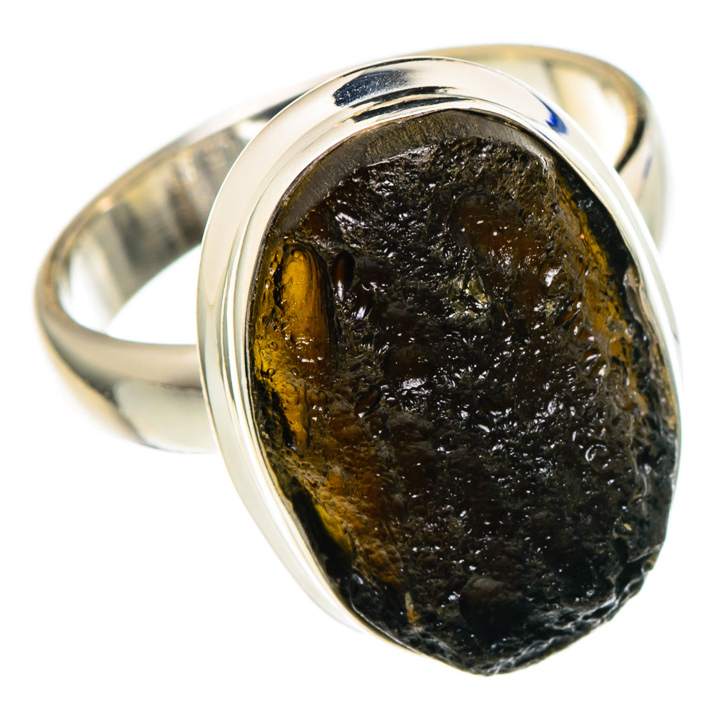 Tektite Rings handcrafted by Anasilvercos - RING96517