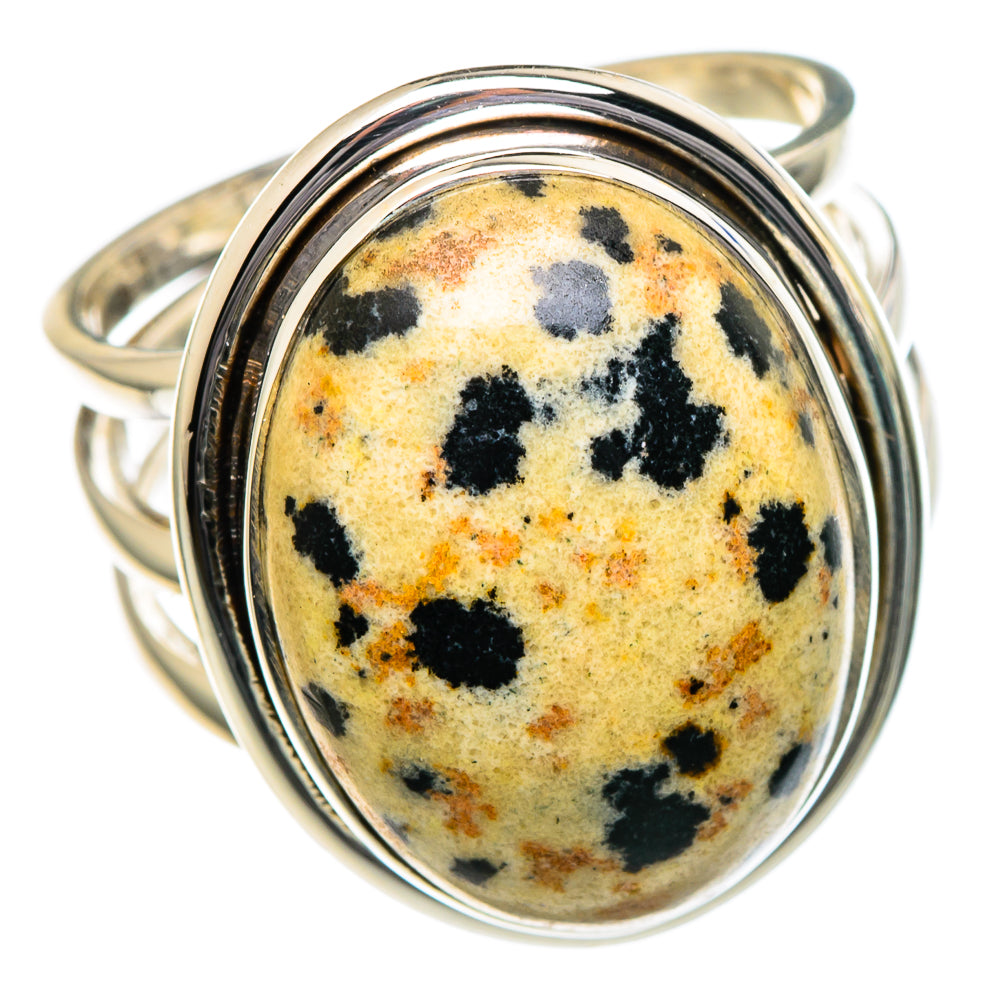 Dalmatian Jasper Rings handcrafted by Anasilvercos - RING96540 - Photo 2