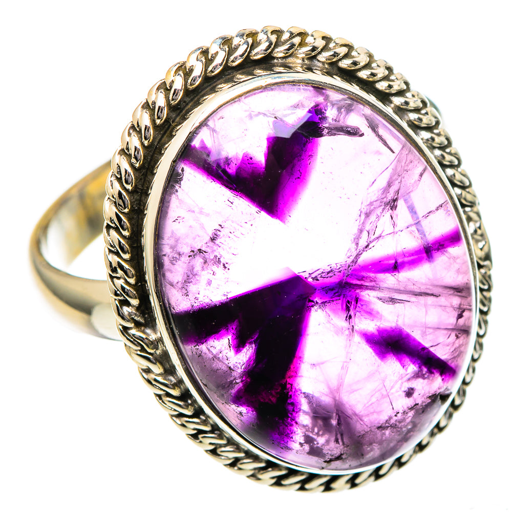 Star Amethyst Rings handcrafted by Anasilvercos - RING96563