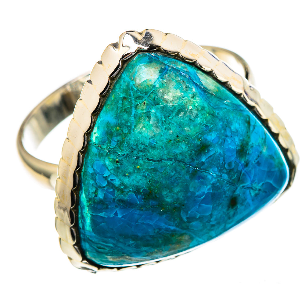 Chrysocolla Rings handcrafted by Anasilvercos - RING96571