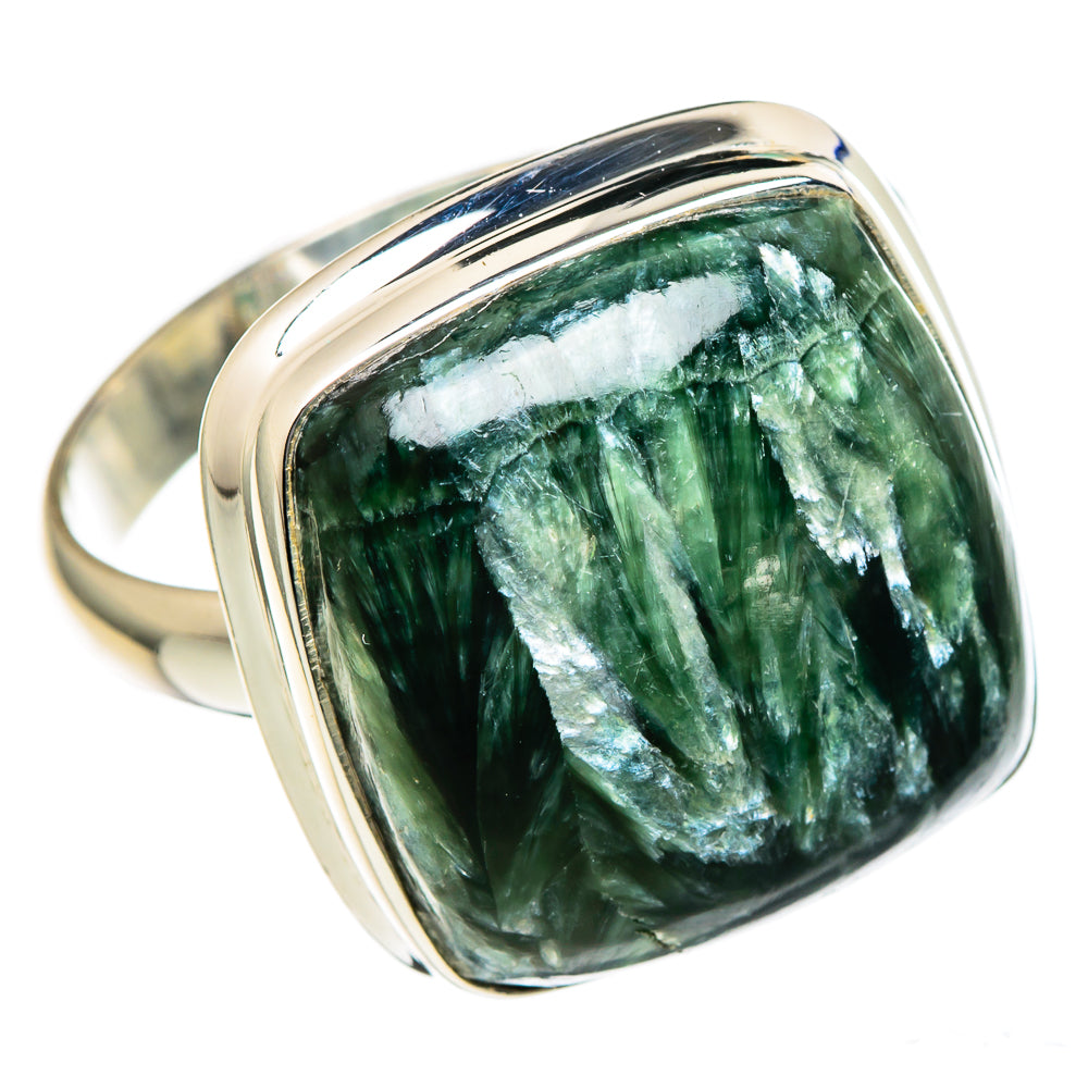 Seraphinite Rings handcrafted by Anasilvercos - RING96583