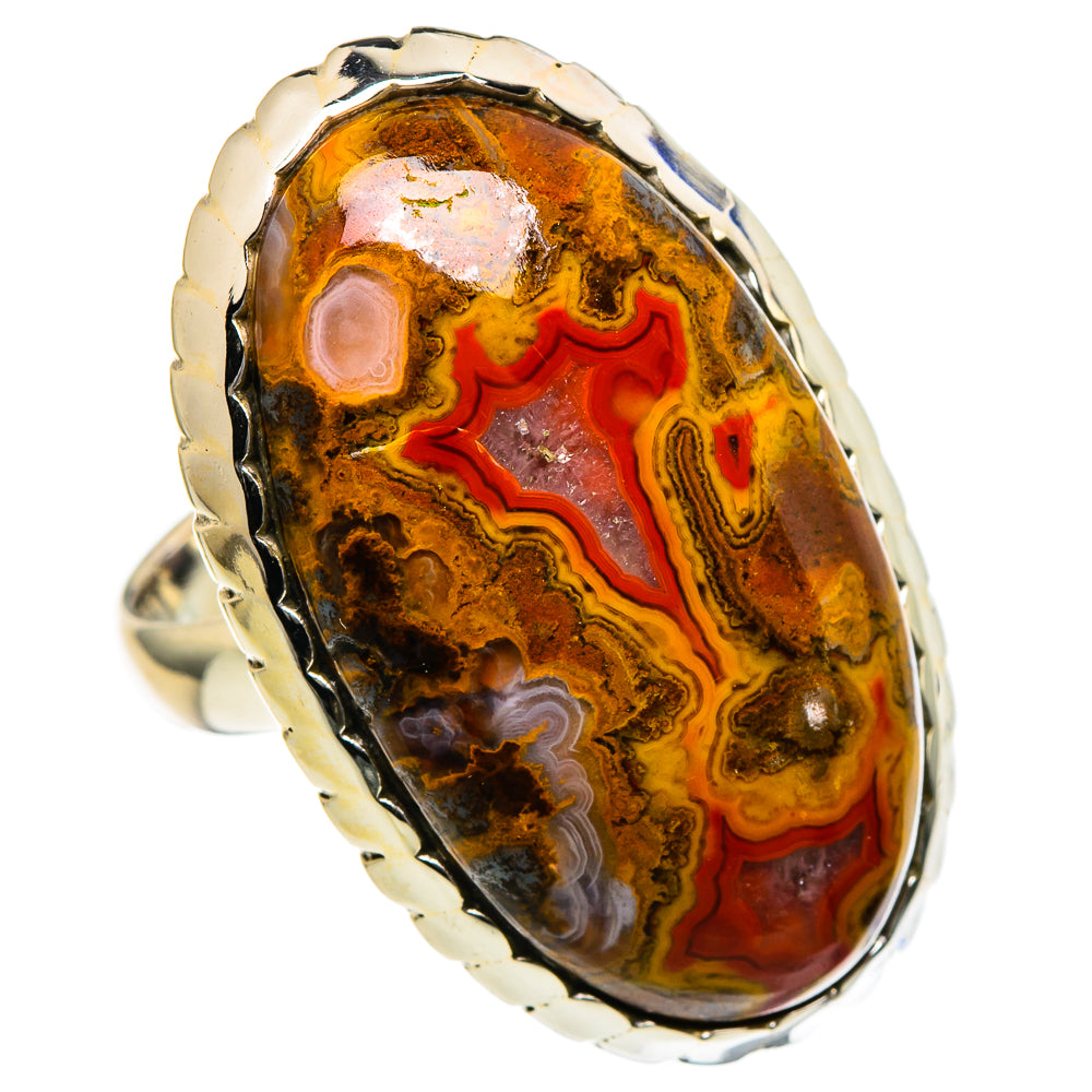 Moroccan Agate Rings handcrafted by Anasilvercos - RING96586