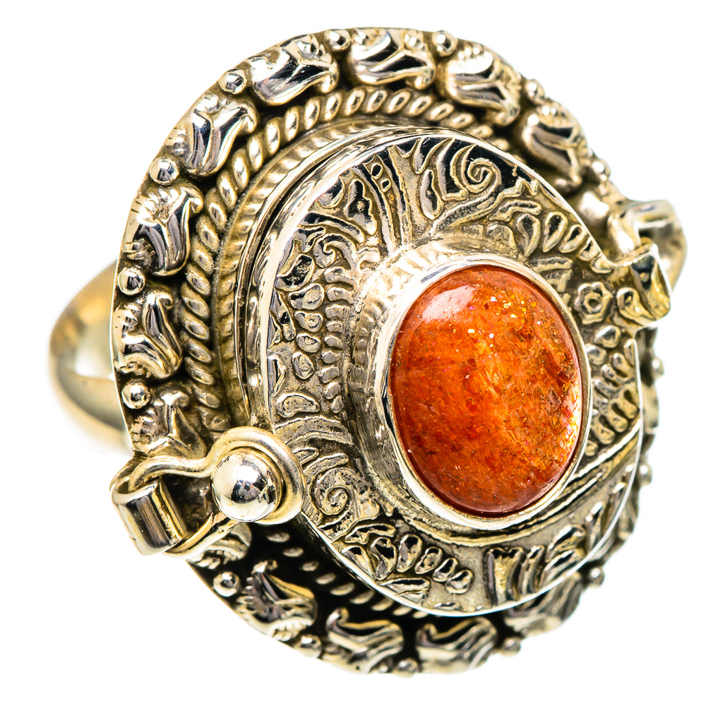 Sunstone Rings handcrafted by Anasilvercos - RING96591 - Photo 2