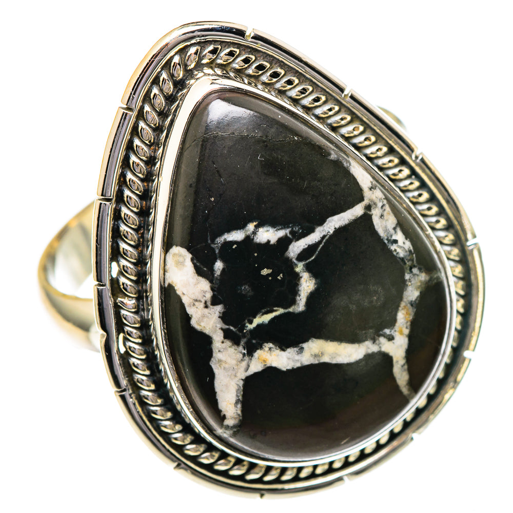 Septarian Geode Rings handcrafted by Anasilvercos - RING96600 - Photo 2