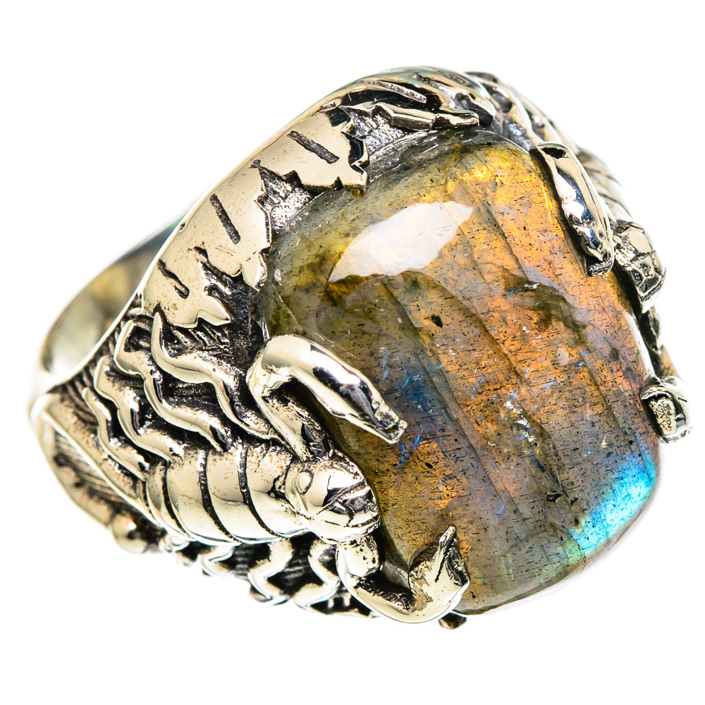 Labradorite Rings handcrafted by Anasilvercos - RING96606