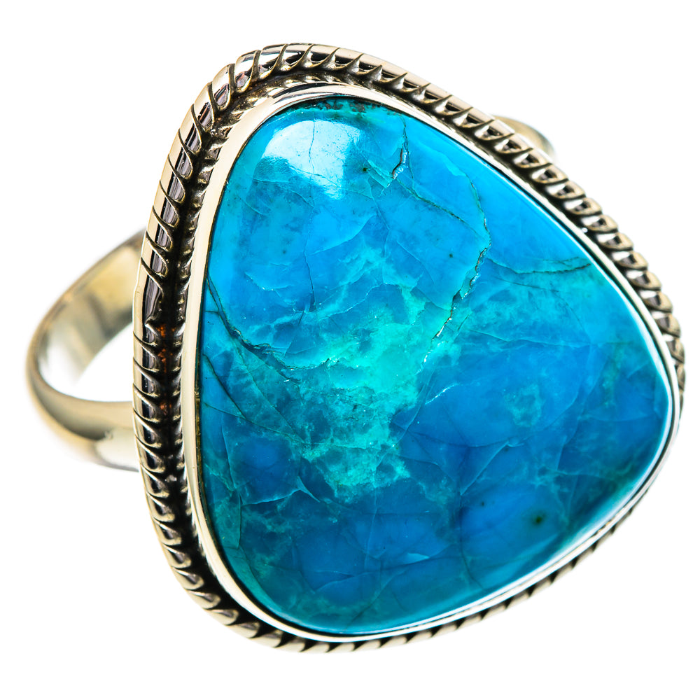 Chrysocolla Rings handcrafted by Anasilvercos - RING96608