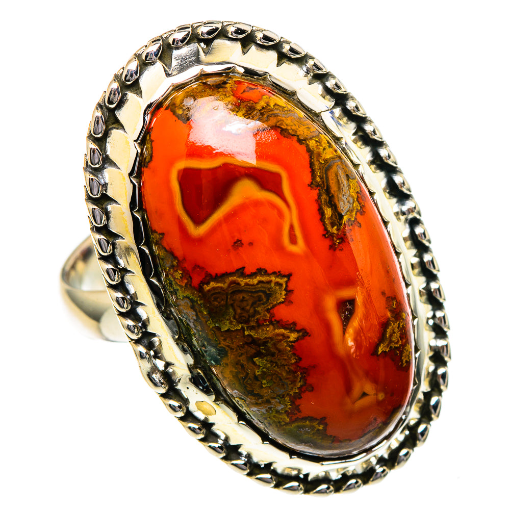 Moroccan Agate Rings handcrafted by Anasilvercos - RING96624