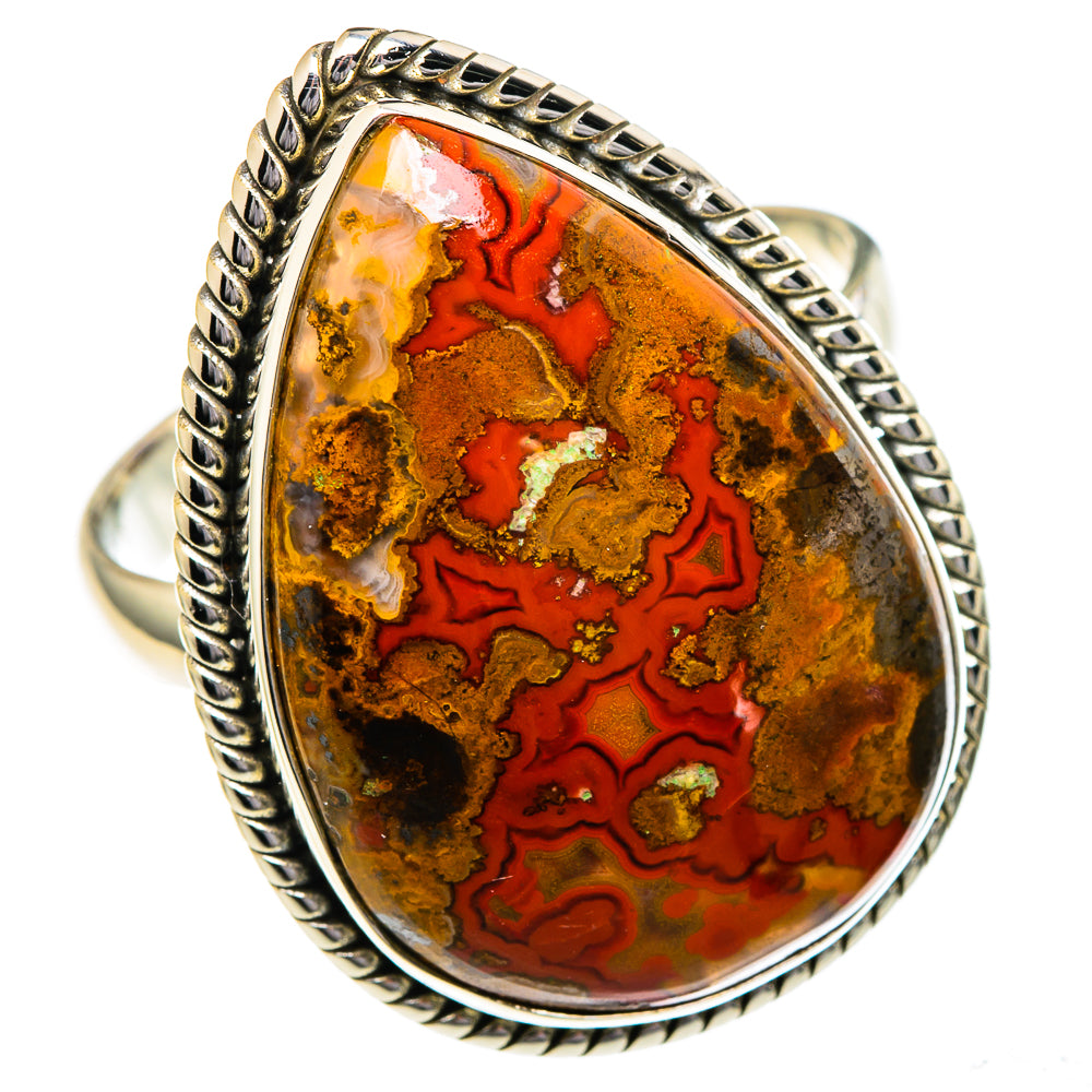 Moroccan Agate Rings handcrafted by Anasilvercos - RING96626