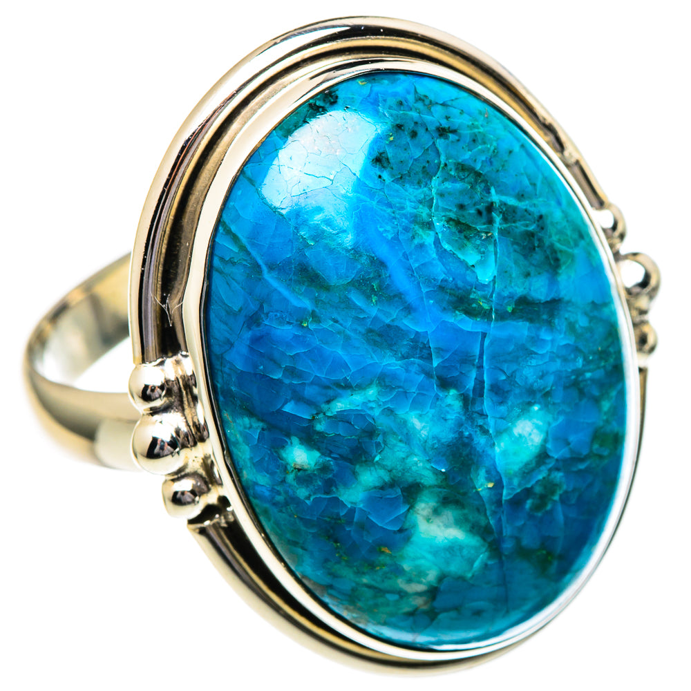 Chrysocolla Rings handcrafted by Anasilvercos - RING96642