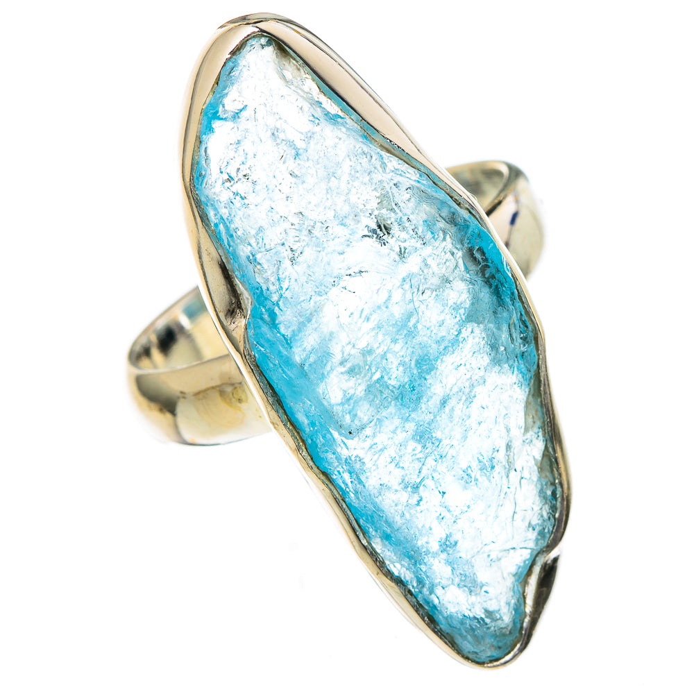 Aquamarine Rings handcrafted by Anasilvercos - RING96645