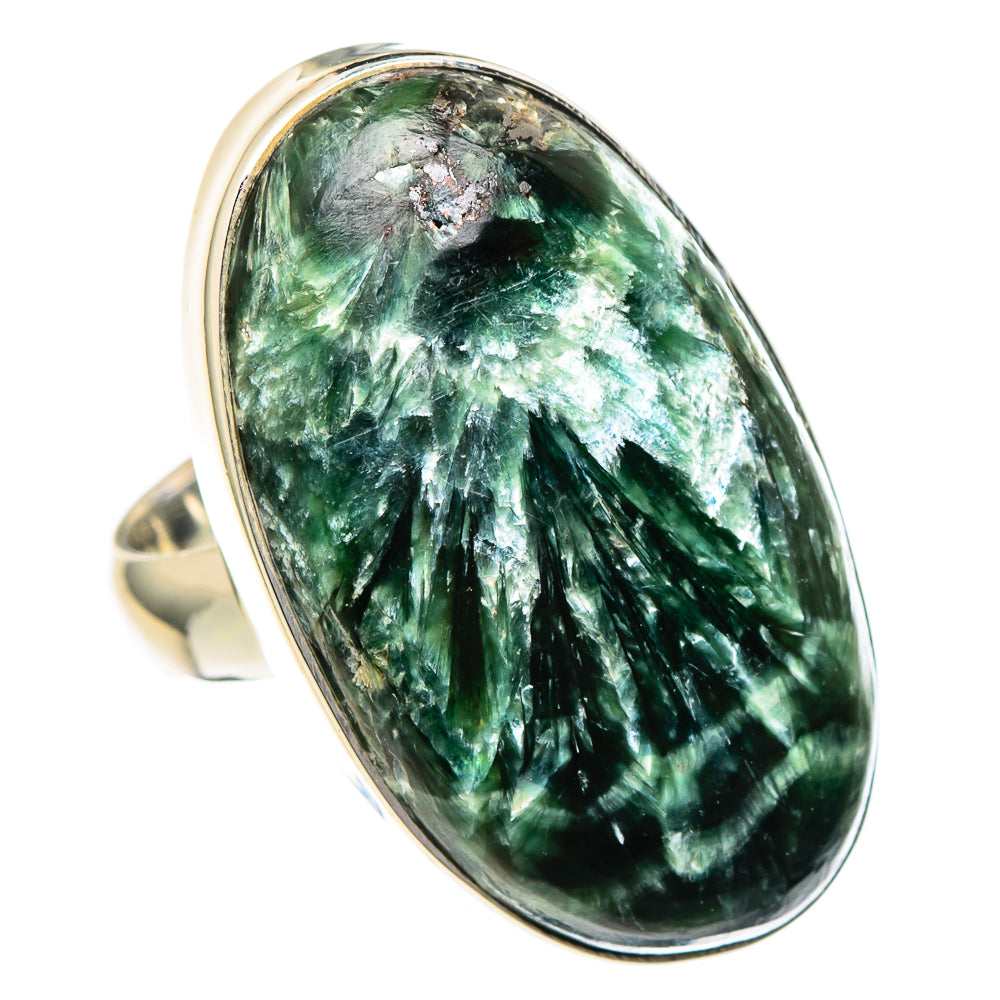 Seraphinite Rings handcrafted by Anasilvercos - RING96646