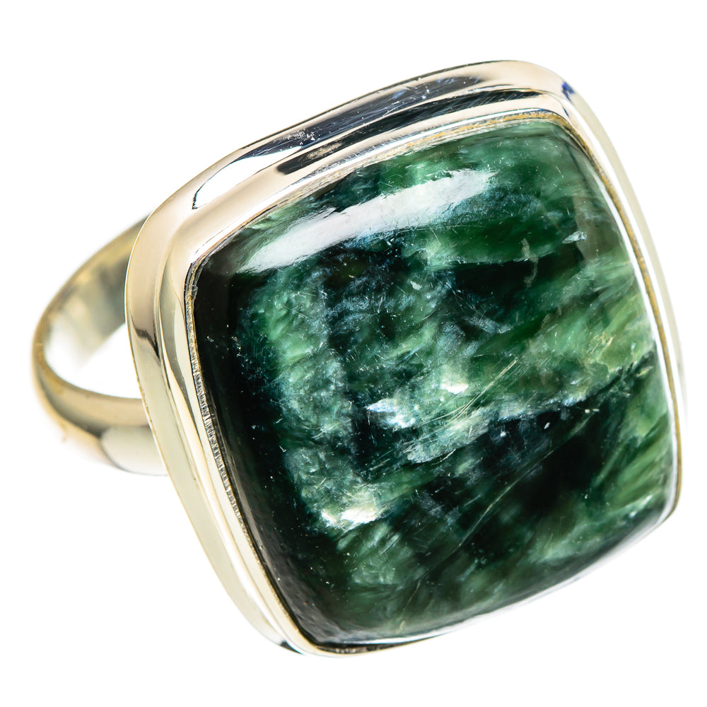 Seraphinite Rings handcrafted by Anasilvercos - RING96648 - Photo 2