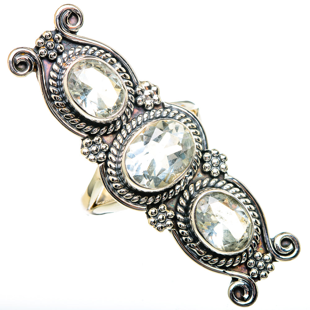 Green Amethyst Rings handcrafted by Anasilvercos - RING96649 - Photo 2