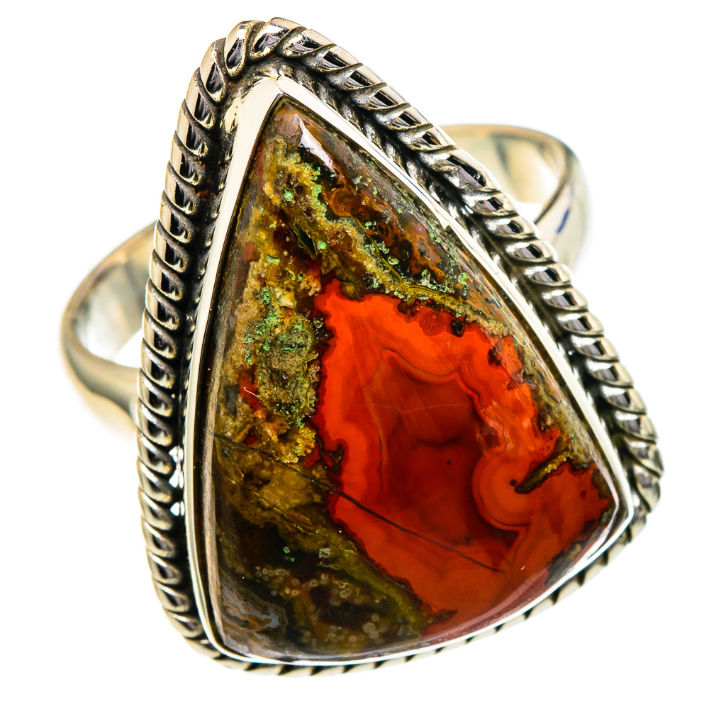 Moroccan Agate Rings handcrafted by Anasilvercos - RING96650