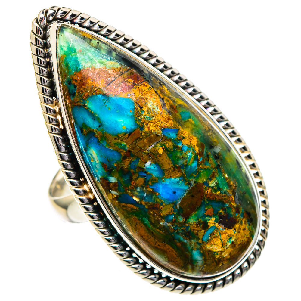 Chrysocolla Rings handcrafted by Anasilvercos - RING96708