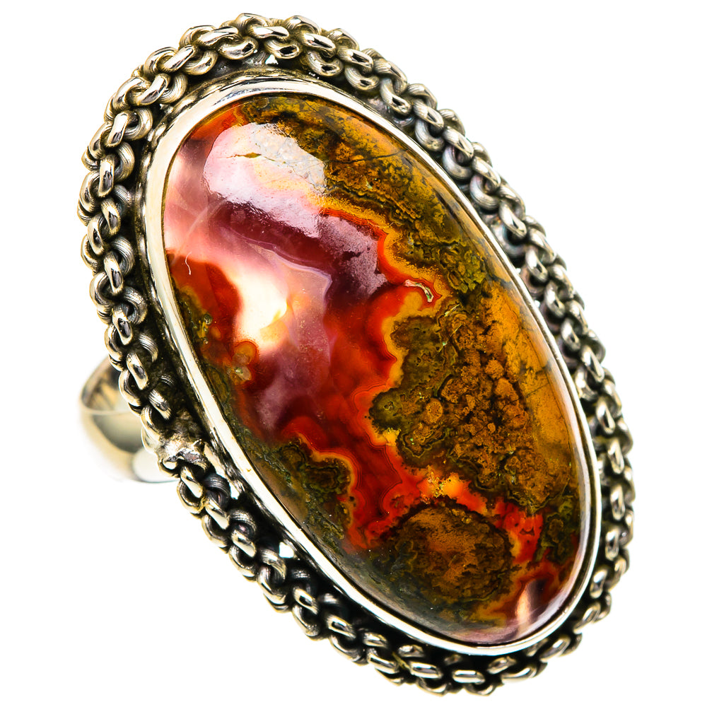 Moroccan Agate Rings handcrafted by Anasilvercos - RING96711
