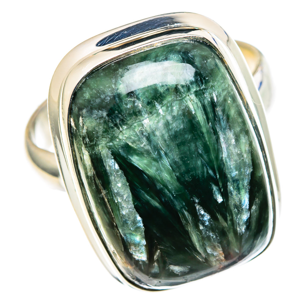 Seraphinite Rings handcrafted by Anasilvercos - RING96728
