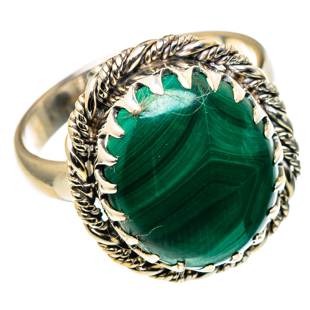 Malachite Rings handcrafted by Anasilvercos - RING96729