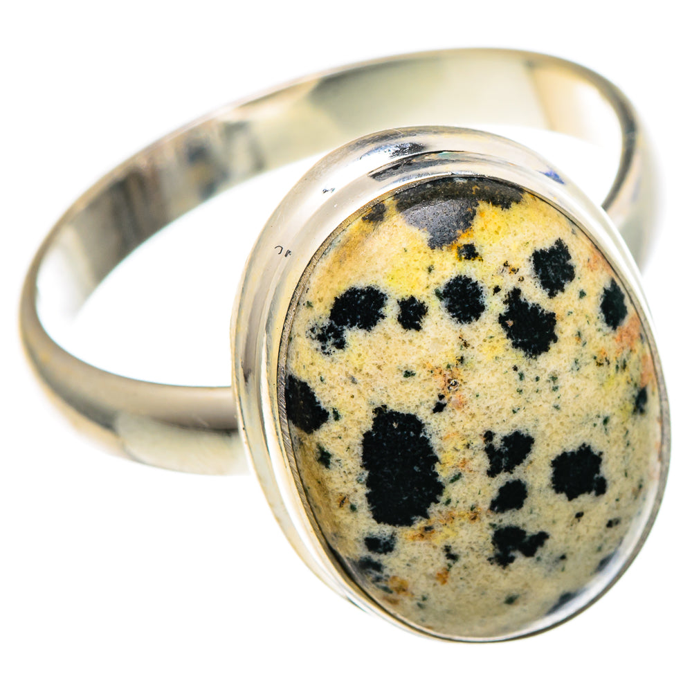 Dalmatian Jasper Rings handcrafted by Anasilvercos - RING96731 - Photo 2