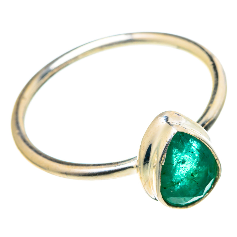 Zambian Emerald Rings handcrafted by Anasilvercos - RING96757