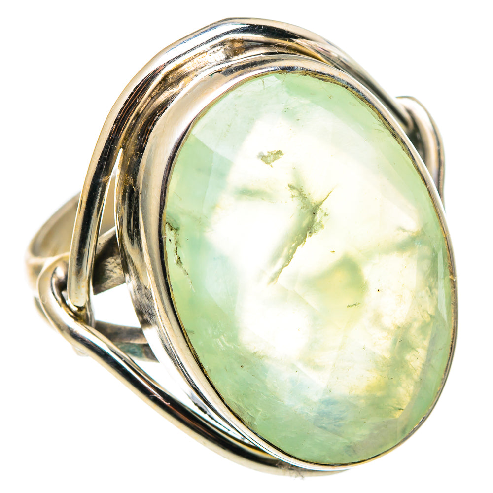 Prehnite Rings handcrafted by Anasilvercos - RING96758